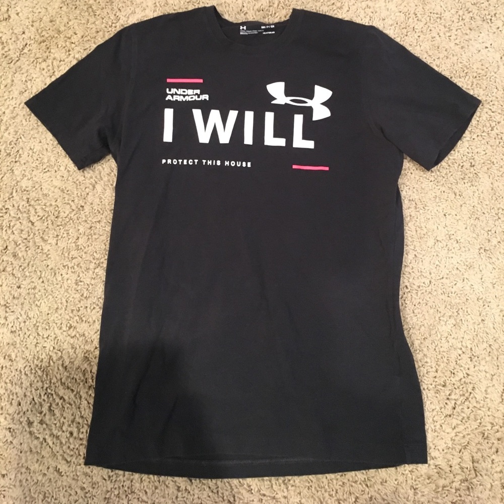 Under Amour Mens UA I Will T Shirt size small